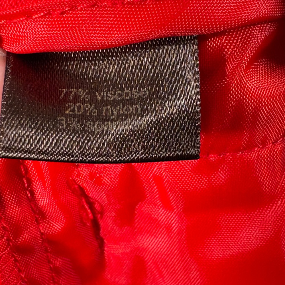 The Limited Exact Stretch Red Dress Pants Womens Size 2 Straight Leg Workwear - Picture 10 of 11